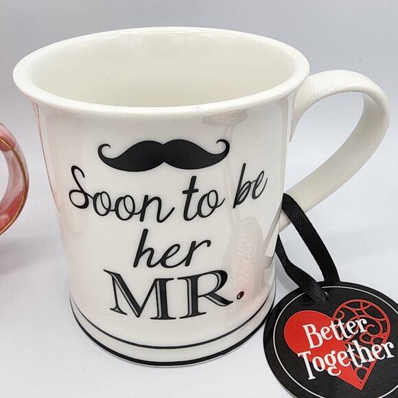 Does This Ring Make Me Look Engaged & Soon To Be Her Mr. Ceramic Coffee Tea Mugs - Picture 3 of 12